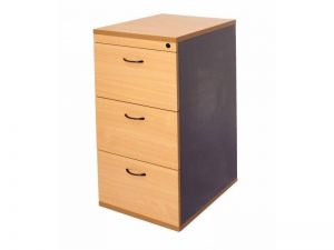 3 Drawer Filing Cabinet- Beech
