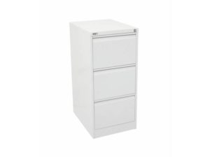 3 Drawer Filing Cabinet - White