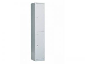 Lockers - 2 Door 380: Grey